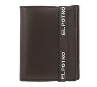 Tiendas LGP - Cartera Billetero Tarjetero, Caballero, EL Potro con Cierre elástico, Piel Autentica de Vacuno, Color Marrón, Ubrique