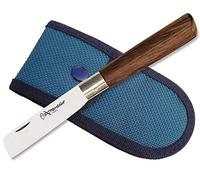 Tiendas LGP- Extremeña - Navaja Taponera, Acero INOX. Hoja de 7 cm. Con Funda, 01427