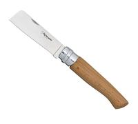 Tiendas LGP- Extremeña - Navaja Taponera, Plegable, Acero INOX. Hoja de 8 cm. Mango de Madera, Sistema de bloqueo Girolock, 01782
