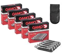 Tiendas LGP - Gamo, 25 bombonas CO2 12 gr. Gamo para Pistolas y carabinas + Funda portabombonas