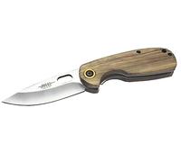 Tiendas LGP JKR Navaja Deportiva, Hoja 6,5 cm. Plegable, Acero Inox. 440, empuñadura de Madera de Cebrano. JKR0659