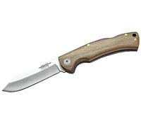 Tiendas LGP JKR Navaja Deportiva, Hoja 8 cm. Acero Inox. 440, empuñadura de Madera de Cebrano. JKR0649