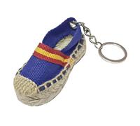 Tiendas LGP - Llavero Alpargata Azul, con Bandera de España