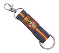 Tiendas LGP - Llavero Bandera de ESPAÑA y Lona, VOX, con anilla y mosquetón, azul