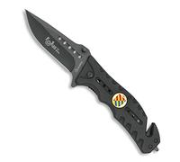 Tiendas LGP- Navaja ALBAINOX 19662-A/1009 Chapa Unidad Militar Emergencias UME -h. 8,6 cm. Herramienta para Caza, Pesca, Camping, Outdoor, Supervivencia y Bushcraft