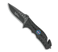 Tiendas LGP- Navaja ALBAINOX 19662-A/1016 Chapa Ejército del Aire, Plegable, hoja de 8,6 cm. Herramienta para Caza, Pesca, Camping, Outdoor, Supervivencia y Bushcraft