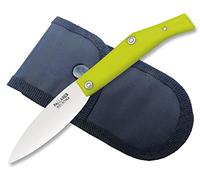 Tiendas LGP- pallares - Navaja Nº 00, Plegable, Acero Carbono. Hoja de 7 cm. Mango de ABS Verde, Con Funda, 06098-VE
