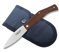 Tiendas LGP - pallés - Navaja Nº 1, Acero Carbono, Hoja de 9 cm. Mango de Madera, Con Funda, 01616