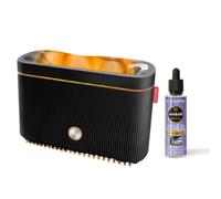 TIENDIFY - Humidificador de Esencia y Difusor de Aroma con Luz LED Ambar Perfums + Esencia 50 ml. a Elegir - Aromaterapia - Ideal para Hogar, Oficina y Dormitorio (Lavanda)