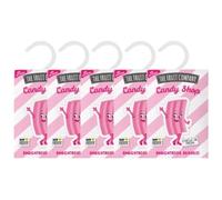 TIENDIFY - Pack 5 Ambientadores Armario Candy Shop The Fruit Company | Perfuma Cajones y Ropa +45 Días | +Intensidad | 0% Alcohol | Extractos Naturales (CHICLE DE FRESA)