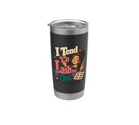 Tiendo a latir el humor de pestañas Vaso térmico de acero inoxidable de doble pared