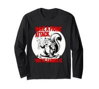 Tiene UN Ataque DE PÁNICO TE LO HAS Ganado Ardilla estresada Manga Larga