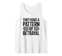 Tienen un patrón de traición tramposo desconsolado trampa Camiseta sin Mangas