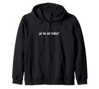 ¿Tienes Aletas y Plumas? Síndrome de Alpha GAL Sudadera con Capucha