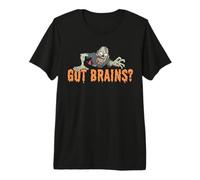 ¿Tienes Cerebro? Zombies hambrientos Divertidos Halloween Cartoon Zombies Camiseta Premium