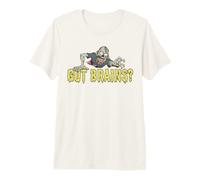 ¿Tienes Cerebro? Zombies hambrientos Divertidos Halloween Cartoon Zombies Camiseta Premium