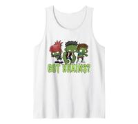 ¿Tienes Cerebro? Zombies hambrientos Divertidos Halloween Cartoon Zombies Camiseta sin Mangas