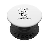 Tienes este lindo día escolar motivacional para profesores PopSockets PopGrip Adhesivo