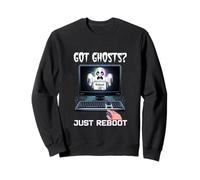 ¿Tienes Fantasmas? Solo Tienes Que reiniciar. Divertido orde Sudadera