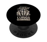 Tienes Un León Dentro De Esos Pulmones Alabado Sea el Señor PopSockets PopGrip Adhesivo