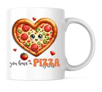 Tienes Una Pizza Mi Corazón Taza Único Tazas De Cerámica Divertido Tazas De Desayuno Para Cappuccino Escuela Espresso 330Ml