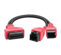 TIENFOKOTA Cable adaptador de 12 + 8 pines a OBD2 de 16 pines, cable de | Compatible con Chrysler 12+8, para escáner de diagnóstico Autel MaxiSys MS908 MS906 MaxiPRO MX808