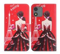 TienJueShi Diosa Función de Soporte Funda Caso Carcasa Case para SPC Zeus 4G Pro 5.5 Inch Proteccion Cuero Cover Etui