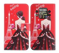 TienJueShi Diosa Función de Soporte Funda Caso de Carcasa TPU Silicona Case Proteccion Cuero Cover Etui para Blackview Rock 1 6.56 Inch