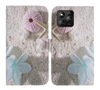 TienJueShi Estrella de mar Función de Soporte Funda Caso Carcasa Case Proteccion Cuero Cover Etui para Energizer E288s 2.8 Inch