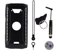 TienJueShi Funda de TPU Silicona Flip Premium Clip Cuero Tarjetas Crédito Slots Carcasas Gel Piel Protector Gel Cover Case para Crosscall Core-X4 5 Inch