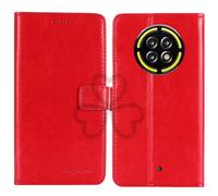 TienJueShi Rojo Retro Premium Función de Soporte TPU Silicona Funda Caso Teléfono Case Carcasa Proteccion Cuero Cover Etui ParaNothing Phone 3 6.67 Inch