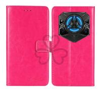 TienJueShi Rosa Retro Premium Función de Soporte TPU Silicona Funda Caso Teléfono Case Carcasa Proteccion Cuero Cover Etui ParaDOOGEE Blade 20 Play 6.6 Inch