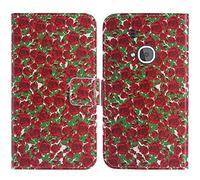TienJueShi Rose Book Style Funcion de Soporte Funda Caso Carcasa Proteccion Cuero Skin Case Cover Etui para Nokia 3310 3G 2.4 Inch 2017