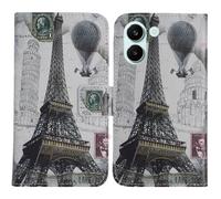TienJueShi Torre Función de Soporte Funda Caso Carcasa Case Proteccion Cuero Cover Etui para XiaoMi Poco X8 Pro 6.59 Inch