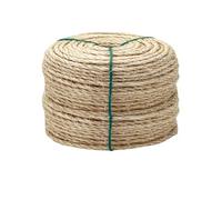 Tienyow Cuerda de sisal Natural de 4 mm, 164 pies, para reparación de rascador de Gatos y árbol de Gato, reemplazo para rascador de Gatos, Hacer Nuevo Juguete para Gatos, Amplia aplicación, Opciones