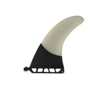 TIEOAXFT Aleta de Tabla de Surf de 15 cm, 17 cm, 20 cm y 23 cm de Largo, for Tabla de Surf, Longboard, Aleta Individual de Fibra de Vidrio, for Deportes acuáticos.(8 Inch White)