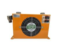 TIEOAXFT Enfriador de Aceite hidráulico AH0608T-CA, 110 V, 220 V, 24 V, 12 V, 380 V, 60 L/min, Herramientas de ferretería, Ventiladores de refrigeración.(12v)