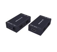 TIEOAXFT Extensor Divisor 1x7 de 60 m, Extensor UTP 1x2 Cat5e Cat6 1080P RJ45, transmisor y Receptor(One TX and One RX)