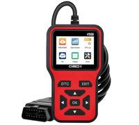 TIEOAXFT Herramienta de diagnóstico OBD2 for Coche, Lector códigos, comprobador Voltaje, escáner Falla del Motor, Carga, Herramienta V500