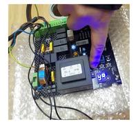 TIEOAXFT Placa de Control de Puerta Doble automática de 220 V CA, Placa PCB LED for abridor de Puerta batiente Doble con Control Remoto Agradable(1 Board and 2 Remote)