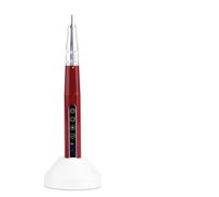 TIEOAXFT Taladro eléctrico de uñas Recargable con Forma bolígrafo 65 W y 35 000 RPM for manicura, Lima portátil, lijadora for salón(Red)