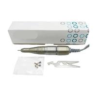 TIEOAXFT Taladro eléctrico for uñas de 65W, Caja Control 3 micromotores DC30V, 35000RPM, fresadora con Mango H200, máquina manicura