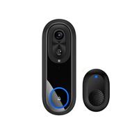 TIEOAXFT Timbre de vídeo con WiFi 5G, 2,4G, Timbre inalámbrico de 1080P, cámara de intercomunicación Inteligente, Timbre Impermeable IP65 con batería de 7000mAh(Doorbell Kit)