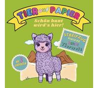 Tier auf Papier - Schön bunt wird's hier!: Streifzug durch die bunte Tierwelt - Malbuch für Kinder ab 3 Jahren