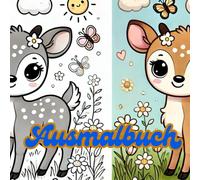 Tierausmalbuch für Kinder: fröhliche Tiermotive zum Ausmalen - das liebevolle Ausmalbuch für Kinder von 3 bis 10 Jahren, fördert Kreativität, Feinmotorik und erstes Tierwissen“