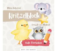 Tierbaby Malbuch ab 2 Jahren: Liebevolles Ausmalbuch für Kleinkinder I Niedliche Tiere, einfache Motive I Förderung von Motorik & Kreativität