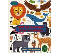 Tiere aus aller Welt - Ein Mal- & Wissensbuch für Kinder ab 6 Jahren: Band 1 - Tiere aus Afrika