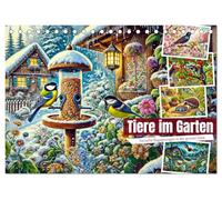 Tiere im Garten - Tierische Begegnungen in der grünen Oase (Tischkalender 2026 DIN A5 quer), CALVENDO Monatskalender: Entdecken Sie die faszinierende Tierwelt Ihres Gartens