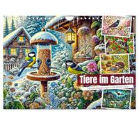 Tiere im Garten - Tierische Begegnungen in der grünen Oase (Wandkalender 2026 DIN A4 quer), CALVENDO Monatskalender: Entdecken Sie die faszinierende Tierwelt Ihres Gartens