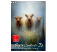 Tiere im Schleier der Zeit (Tischkalender 2026 DIN A5 hoch), CALVENDO Monatskalender: Ein Jahr leiser Momente -Tiere, wie man sie selten sieht.